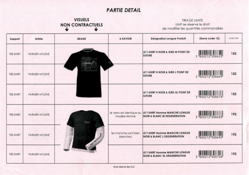 Bon de Précommande – Point de Suture Merchandising 3 – France