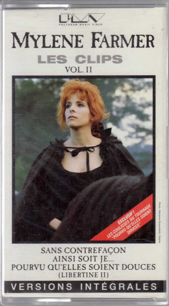 Les Clips Vol. II – VHS 1 pressage – France