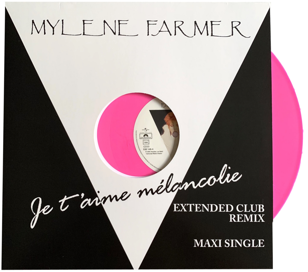 Je t&rsquo;aime mélancolie – Maxi 45 tours Réédition couleur – France