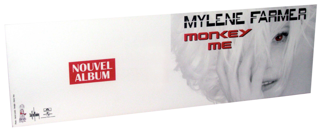 PLV Fronton Virgin 60×20 – Monkey Me – France