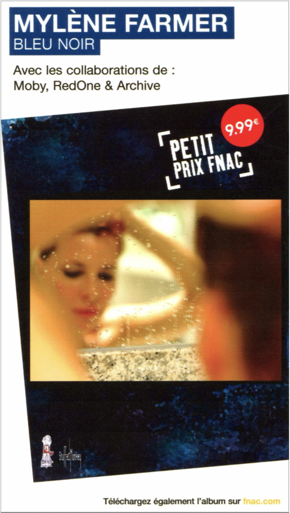 PLV Murale Fnac 14×25 – Bleu Noir Réédition – France