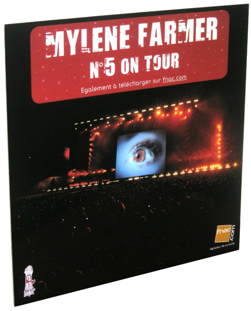 PLV Murale Fnac 30×30 – N°5 On Tour – France