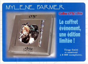 Live à Bercy – Brochure Merchandising Coffret écriture – France