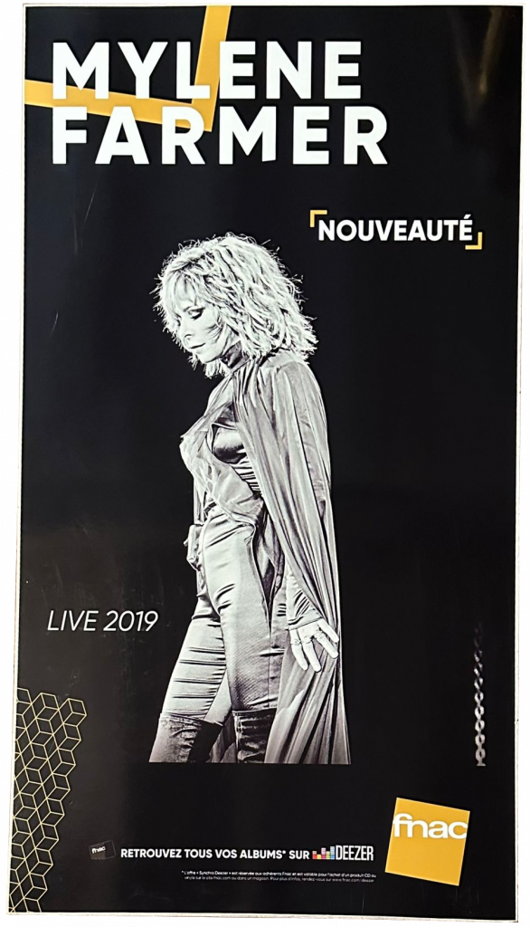 PLV MAGASIN FNAC – Live 2019 90×50 CM – France