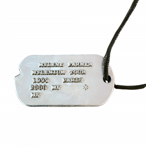 Pendentif plaques GI « Mylènium Tour » – Mylènium Tour – France