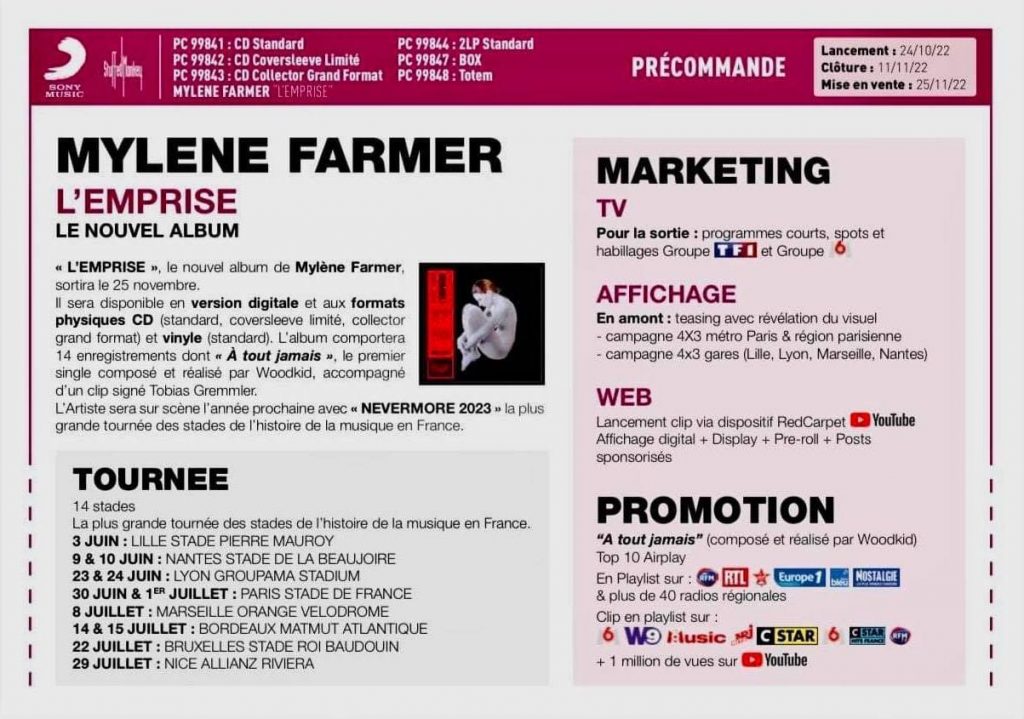 Bon de Précommande – L&rsquo;Emprise – France