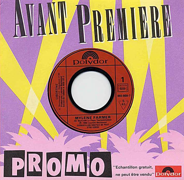 Libertine – 45 tours Promo (avant premiere) – France