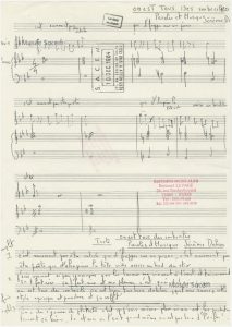 Partition « On est tous des imbéciles » – Sacem