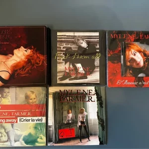 Lot 5 Mylène Farmer Avant que l’ombre et 4 singles