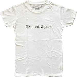 T-shirt blanc Chaos – Nevermore – France