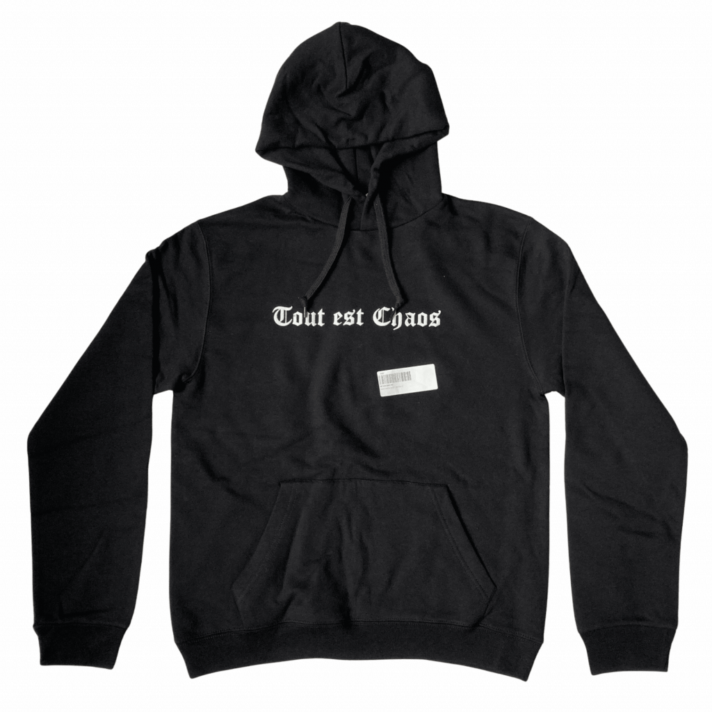Sweat à capuche noir Chaos – Nevermore – France