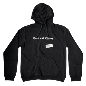 Sweat à capuche noir Chaos – Nevermore – France