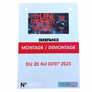 Accréditation Stade De France montage-démontage  – Nevermore 2023 – France