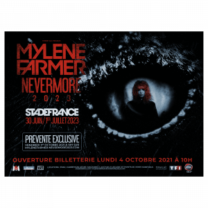 AFFICHE Prévente – Nevermore 2023 Stade de france 3M x 4M- France